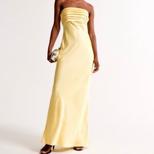 Abercrombie Emerson Strapless Slim Maxi Dress